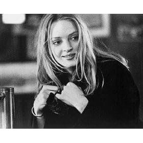 UMA THURMAN #1 - Photo cin�matographique en noir et blanc- MOYENNE - 36x28cm