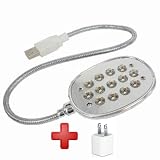 USB Power Adapter for Apple iPhone 4G, Ipod Mp3, Ipod Shuffle, Blackberry and other USB devices + USB 13 LED Computer light