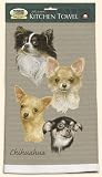 David Kiphuth Dog Breed Kitchen Towel-- Chihuahua