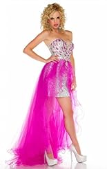 Sweetheart  Beaded Lace Crystal Applique Crystals Chiffon/Taffeta/Tulle  Ball Gown Prom Dress/Quinceanera Dress 