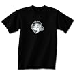Albert Einstein LITTLE EINSTEIN Adult Black T-shirt Tee Shirt