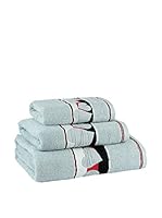 Flor De Algodón Juego De Toallas Corazones (Ceniza)