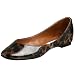 Steve Madden Women's Kobraa Ballerina Flat,Leopard Patent,7 M US