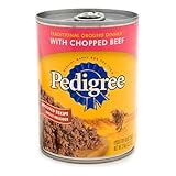 Pedigree Traditional Ground Dinner with Chopped Beef Canned Dog Food