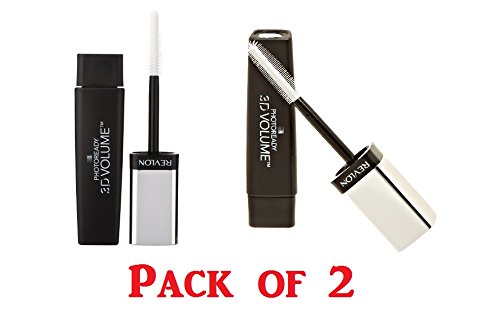 Revlon Photo Ready 3d Mascara, 001 Blackest Black -(Pack of 2)