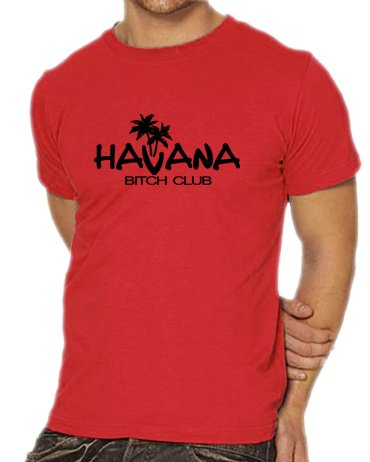 Touchlines Unisex/Herren T-Shirt Havana - Bitch Club, red, XXXL, A150