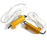 50W LED Bulb Fast Flash Load Resistor for HID Kit & LED (Pack of 2)