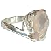 Love Gifts Sterling Silver Rose Quartz Gemstone Jewelry (rng338)