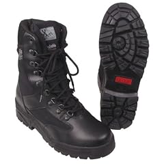 Outdoor Security-Boots DELUXE 9-Loch schwarz 38 - 47