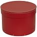 Red Large (11 x 6 3/4) Hat Boxes with Removable Lids - Sold individually