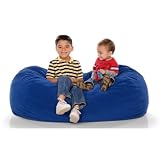 Jaxx Lounger Jr. (Microsuede Blueberry) (48"H x 24"W x 24"D)