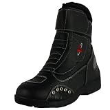 Vega Matrix Men’s Motorcycle Boots (Black, Size 8)