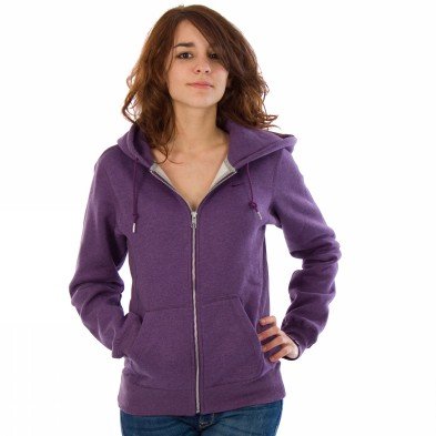 NIKE Damen Kapuzen Sweatjacke Squad Fleece Full Zip, wine htr/wine, XS, 410148 Preisvergleich