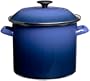 Le Creuset Enamel-on-Steel 8-Quart Covered Stockpot, Cobalt Blue