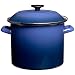 Le Creuset Enamel-on-Steel 8-Quart Covered Stockpot, Cobalt Blue
