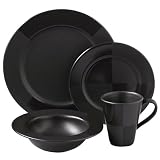 Nautica Arctic Night 16-Piece Dinnerware Set, Service for 4