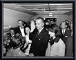 President Lyndon B. Johnson, Framed Art Print by National Archive