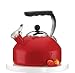 Kitchen & Housewares : Farberware Healthy Kettle Omega 2-3/4-Quart Teakettle, Red
