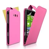 Rosa Leder Schutzh�lle Mit Magnetisch Befestigung F�r HTC Titan Mit Displayschutzvon "Yousave"