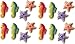 Fish Cakes Decorations - Sea Assortment Edible Hard Sugar Decorations