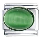 Jade Stone Italian Charms Bracelet Link