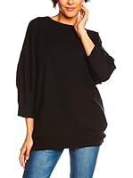 SO CACHEMERE Jersey Carla (Negro)