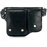 Vicenzo Leather Adonis 2 Leather Waist Pack Hip Purse
