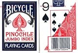 Large Print Pinochle Playing Cards - 2 Deck Gift Set