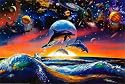 Dolphin Universe Subject Poster Print, 36x24