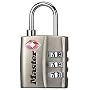 Master Lock 4680DNKL TSA-Accepted Set-Your-Own Combination Lock, Nickel