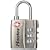 Master Lock 4680DNKL TSA-Accepted Set-Your-Own Combination Lock, Nickel
