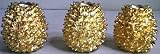 *3, NEW, PINECONE CANDLE HOLDERS, GOLD, 3, PINE CONE CANDLE HOLDERS, for, TAPERED, CANDLES, RESIN, PINE CONES, is APPROXIMATELY 9 AROUND, 3 ACROSS, & 2 1/2 TALL, PINECONE, CUP is 7/8 WIDE & 3/4 DEEP for, TAPERED CANDLE, NICE ADDITION to ANY HOME, ENJOY YEAR AROUND, ASTRODEALSCOM,