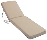 Strathwood Chaise Lounge Replacement Cushion, Oyster