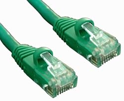 CAT 5e UTP Snagless Green 100ftcca