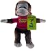 Plush 8" Classic Curious George in Red Shirt