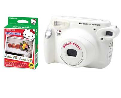 インスタントカメラ　instax210 Hello Kitty 絵柄フレームフィルム付セット