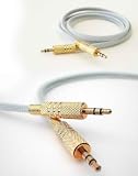 Duronic [ 3.5MM/1W ] - Auxilary Goldspec AUX-IN 24k Gold input lead wire cable 3.5mm to 3.5mm jack for iPod, iPhone 3G, 3GS, 4G mp3 players and car stereo (1m)