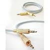 Duronic [ 3.5MM/1W ] - Auxilary Goldspec AUX-IN 24k Gold input lead wire cable 3.5mm to 3.5mm jack for iPod, iPhone 3G, 3GS, 4G mp3 players and car stereo (1m)