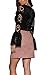 MINICOP Womens' Vintage Sexy Lace Up High Waist Bodycon Faux Suede Mini Skirt