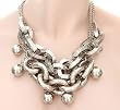 Improving Lifestyles Double Bendable Links with large Silver Beads