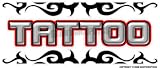 TATTOO Window Decal shop tattooing sign vinyl signs art