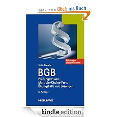 BGB: Pr�fungswissen, Multiple-Choice-Tests, �bungsf�lle mit L�sungen