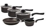 Everyday Non Stick Aluminium 5 Pce Set (14,16,18,20cm Pans, 24cm Fry)
