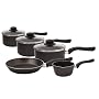 Everyday Non Stick Aluminium 5 Piece Cookware Set (14,16,18,20cm Pans, 24cm Fry)