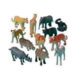 12 kleine Dschungel Tiere