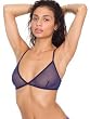 American Apparel Nylon Spandex Micro-Mesh Triangle Cross-Back Bra