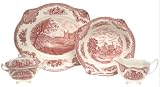 Johnson Brothers Old Britain Castles Pink Dinnerware 5-Piece Completer Set