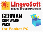 LingvoSoft German dictionaries software pack for Pocket PC