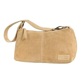 Olive N Figs Suede Camel Color Handbag