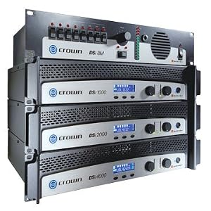 Crown Audio DSi-4000, 2-Channel 1200 Watt per Channel Cinema Amplifier with On-board DSP, USB HiQnet Connectivity,Crown Audio,CROW-DSI4000